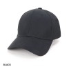Black Cotton Twill Caps